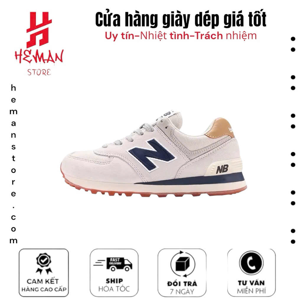 New Balance 574 'Light Cliff Grey Indigo'