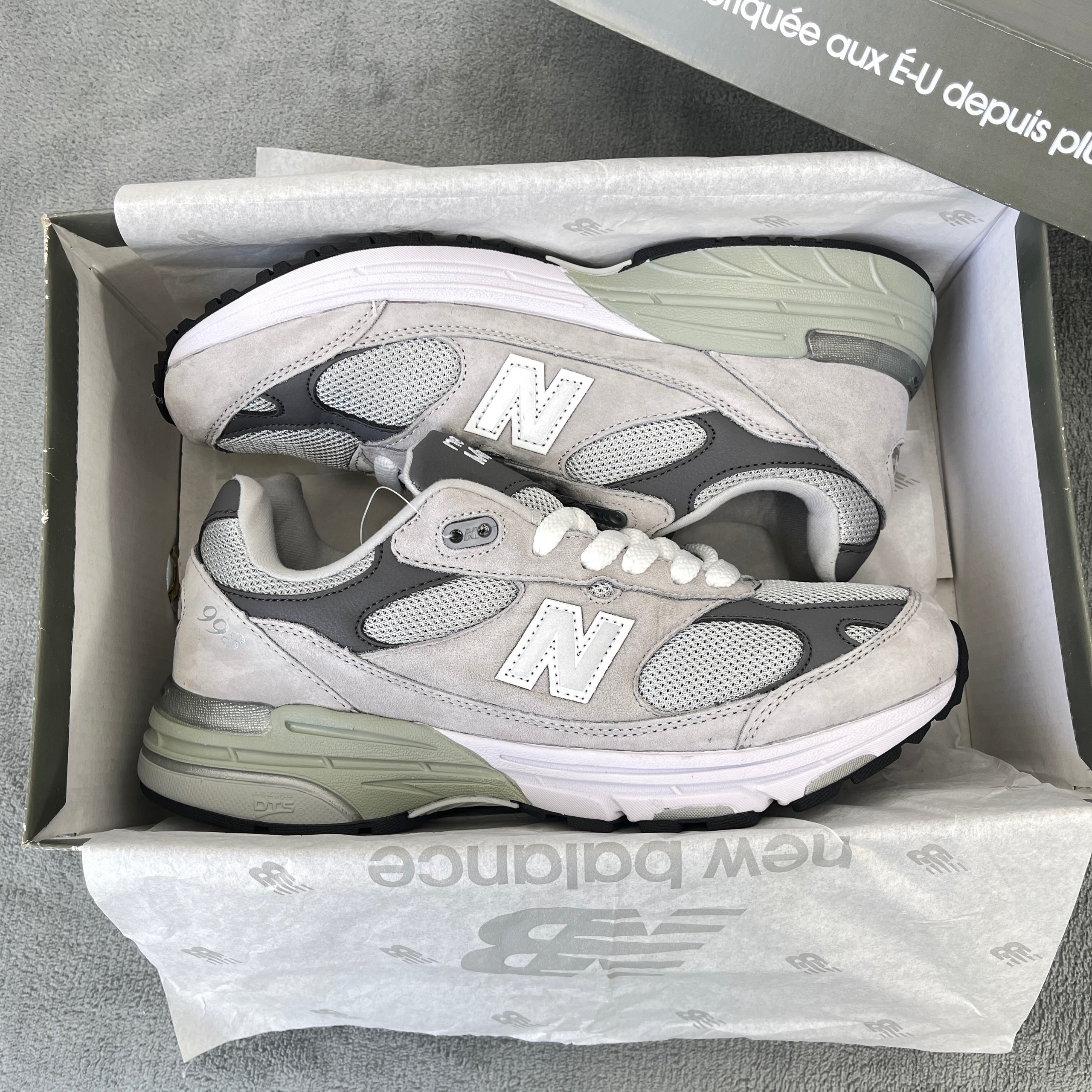 New Balance 993 Kith Grey (Standard Width) - Ảnh 7