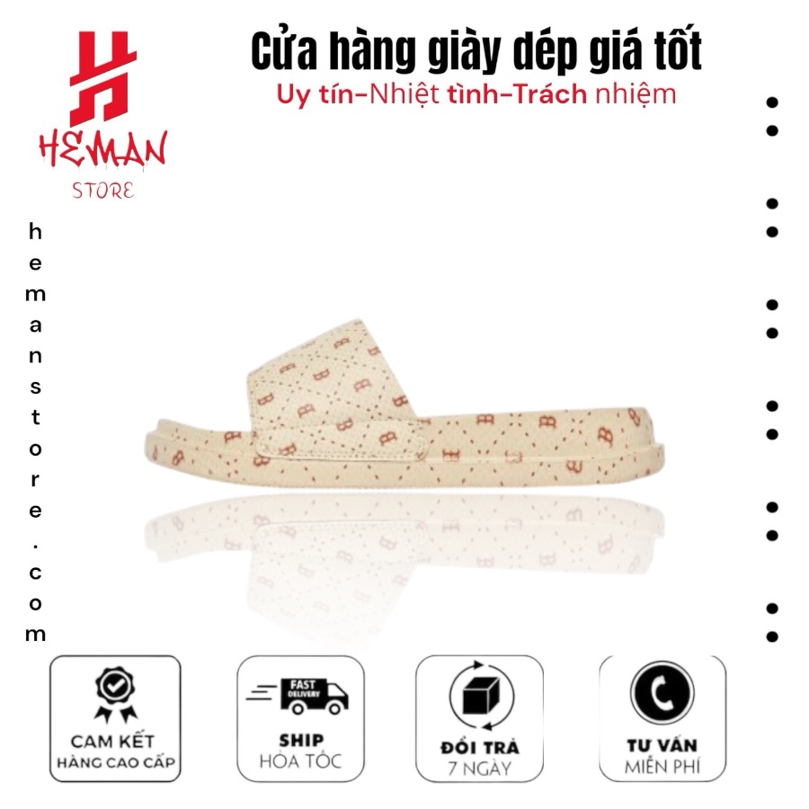 Dép MLB Chunky Mound Diamond Monogram Boston Red Sox 450