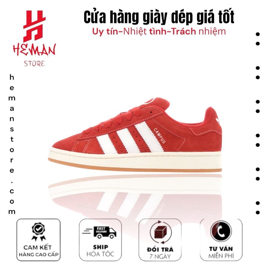 ADIDAS CAMPUS 00S ‘RED WHITE’