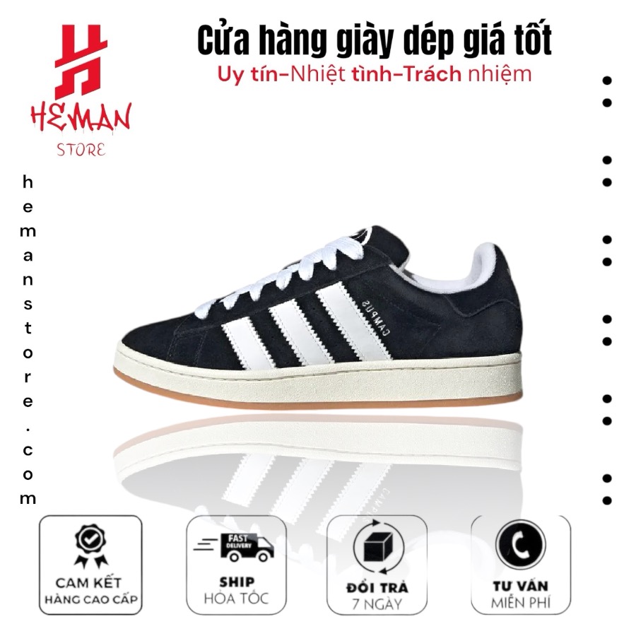 ADIDAS CAMPUS 00S ‘BLACK CLOUD WHITE’