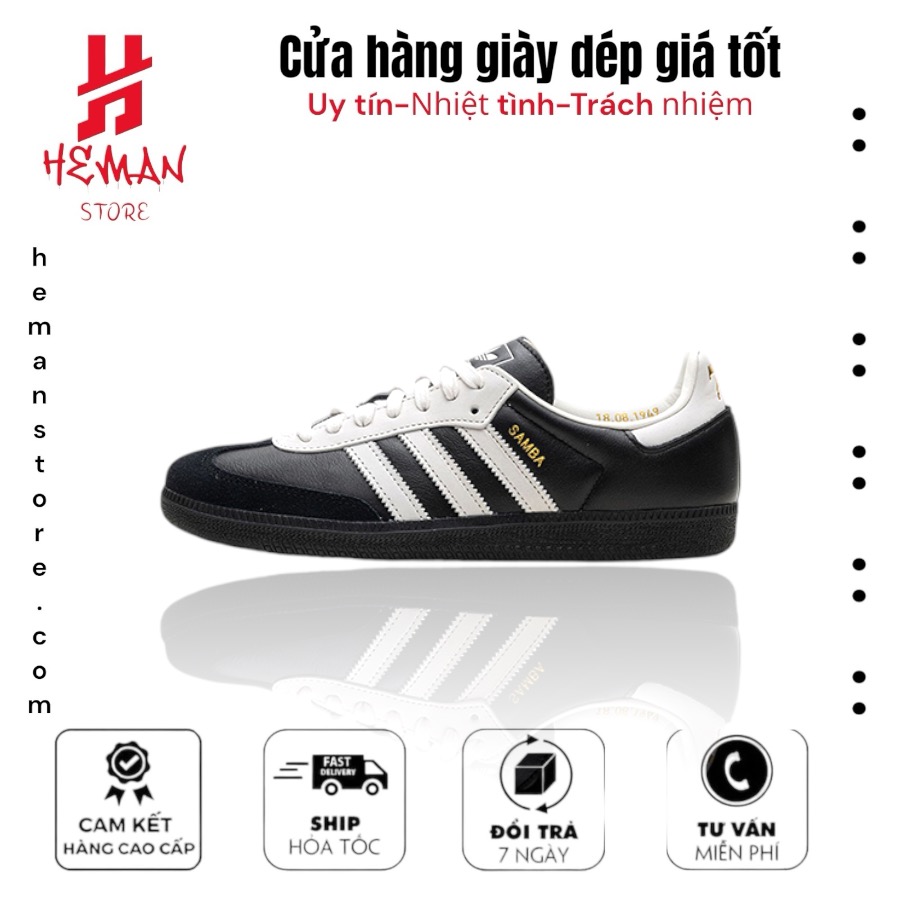 Adidas Samba OG 75th Anniversary Black
