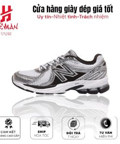 New Balance 860v2 Black White Silver