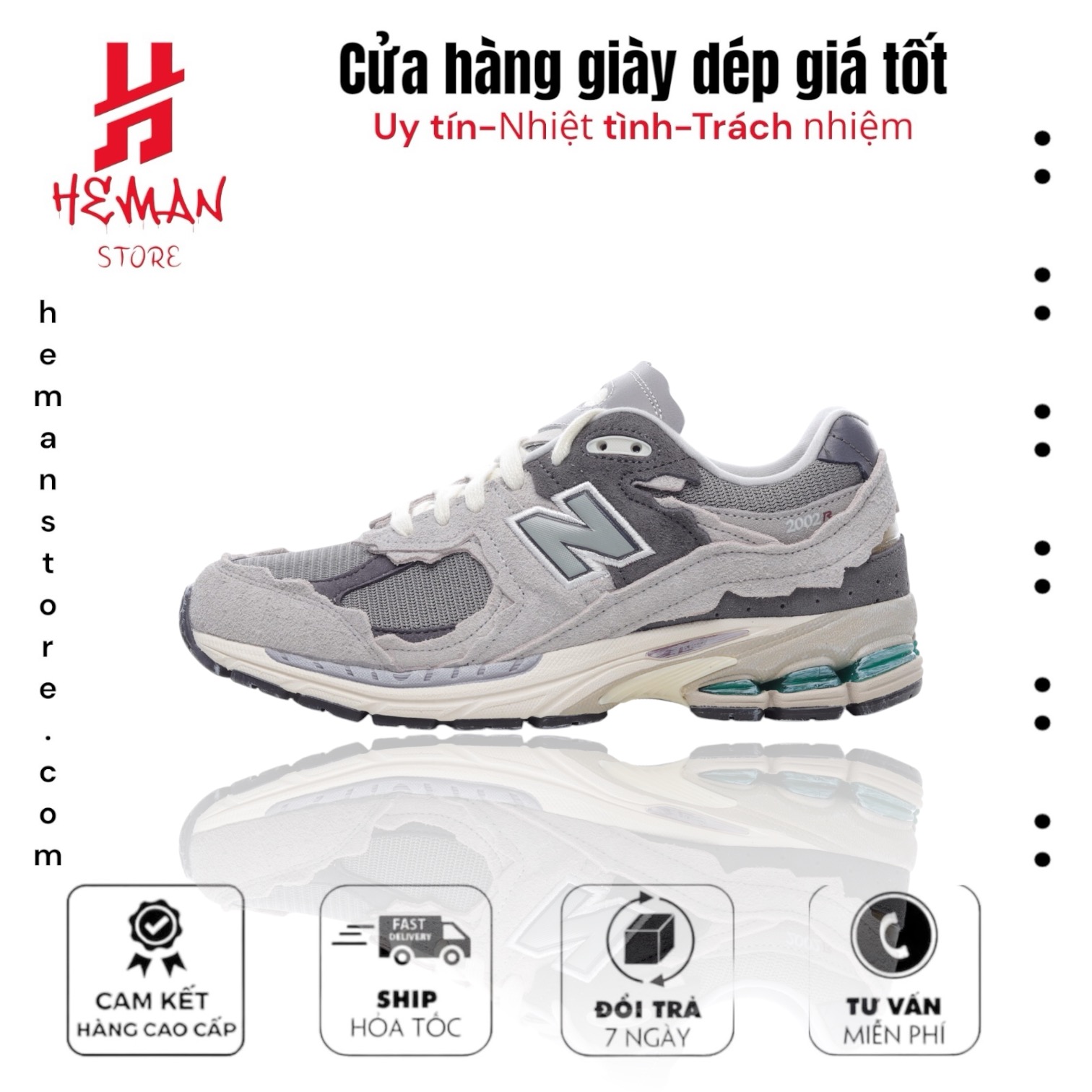 NEW BALANCE 2002R PROTECTION PACK RAIN CLOUD