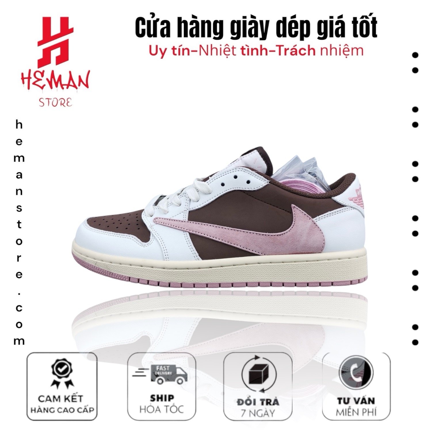 Nike Air jordan 1 Low x Travis ma OG Dark Pony