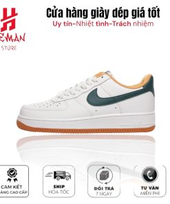 Nike Air Force 1 Low Cream White Beige Green Gum