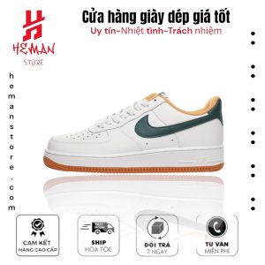 Nike Air Force 1 Low Cream White Beige Green Gum