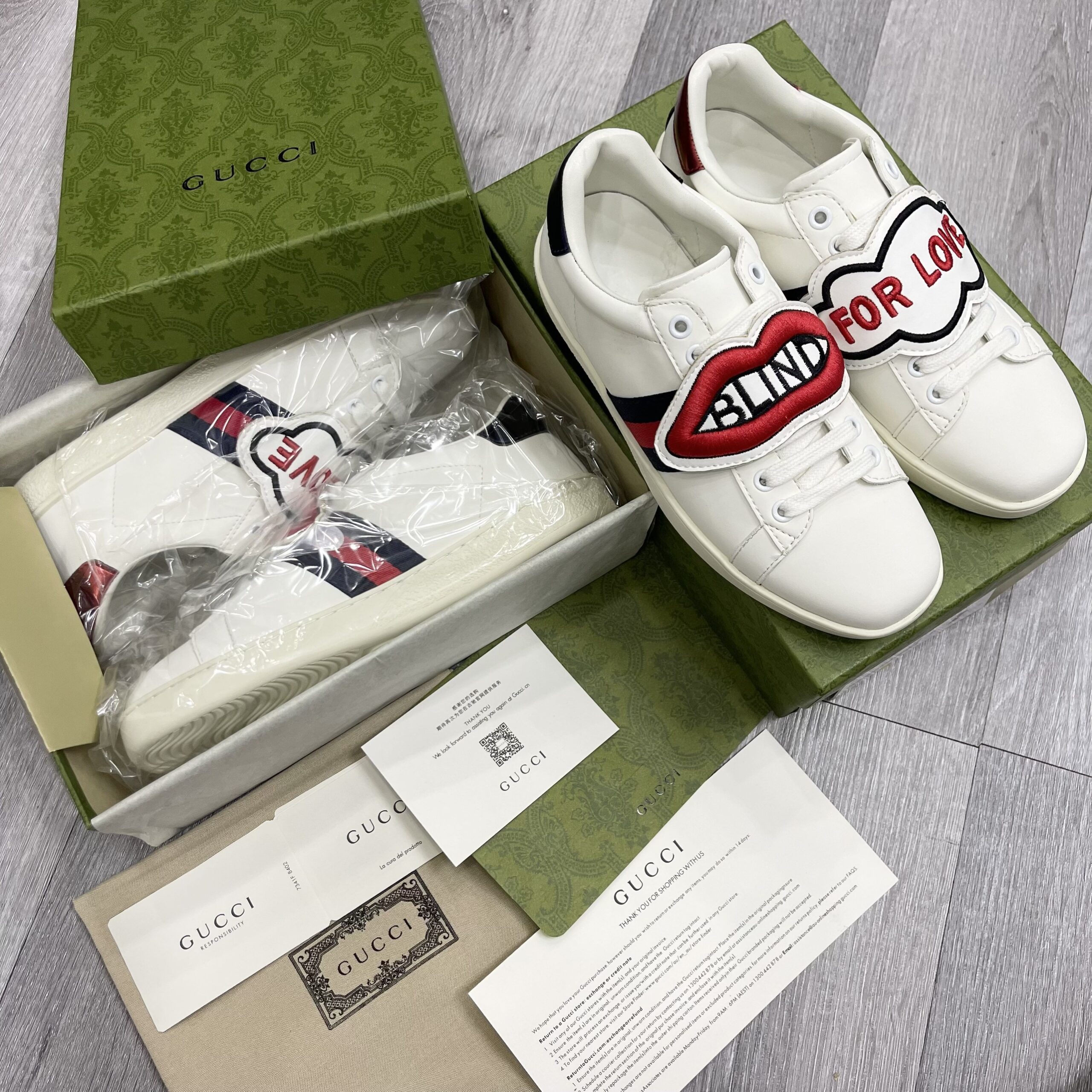 Gucci Ace "Blind For Love" - Ảnh 2