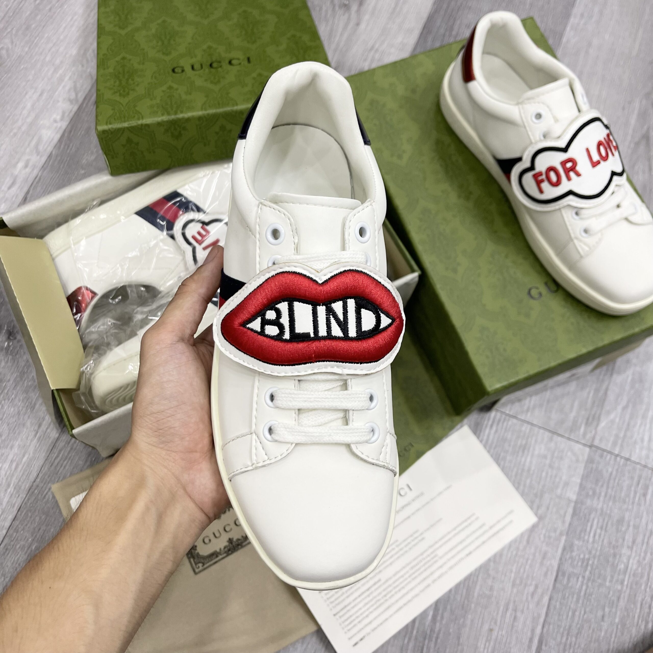Gucci Ace "Blind For Love" - Ảnh 4