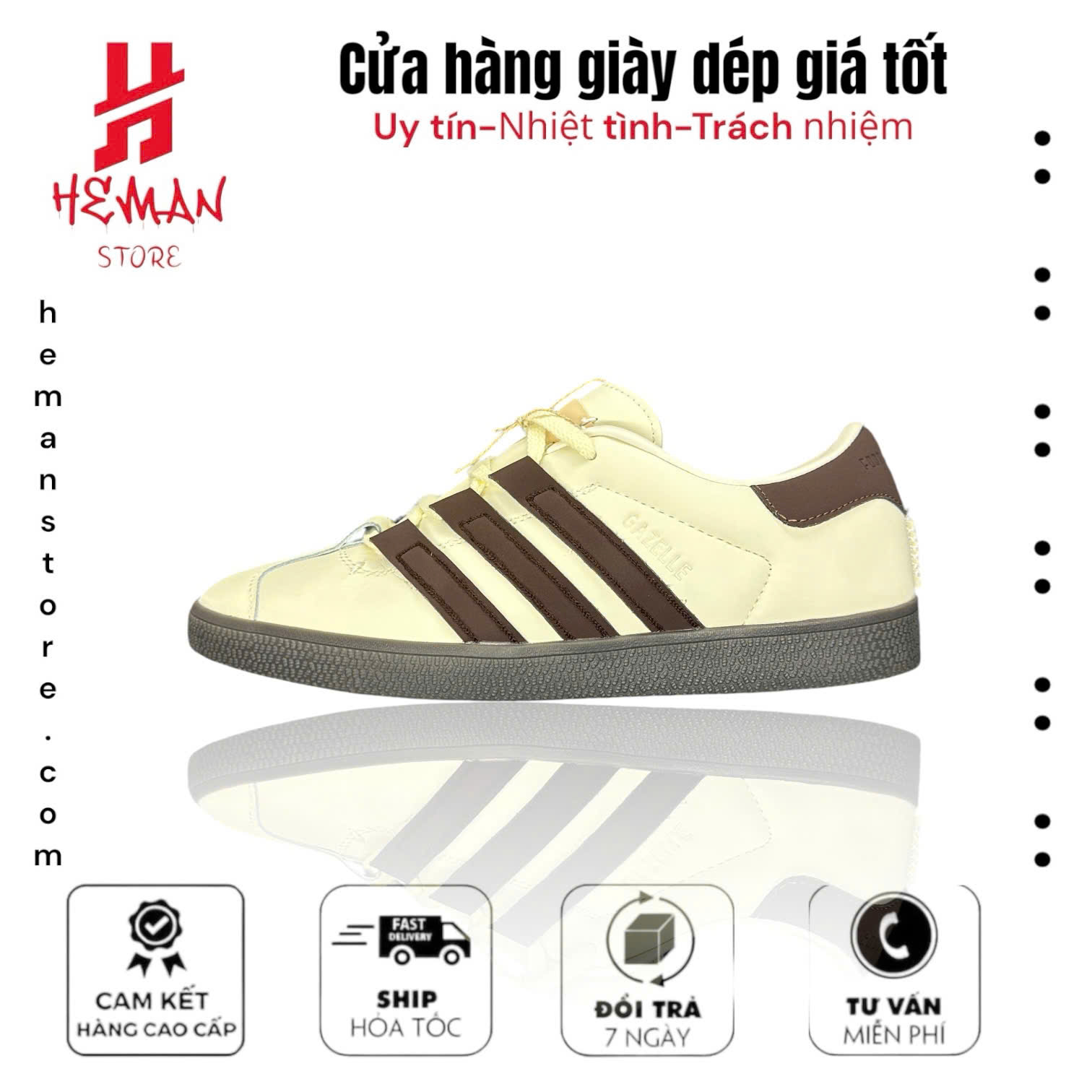 Adidas x Foot Industry Gazelle ‘Cream White’ 523