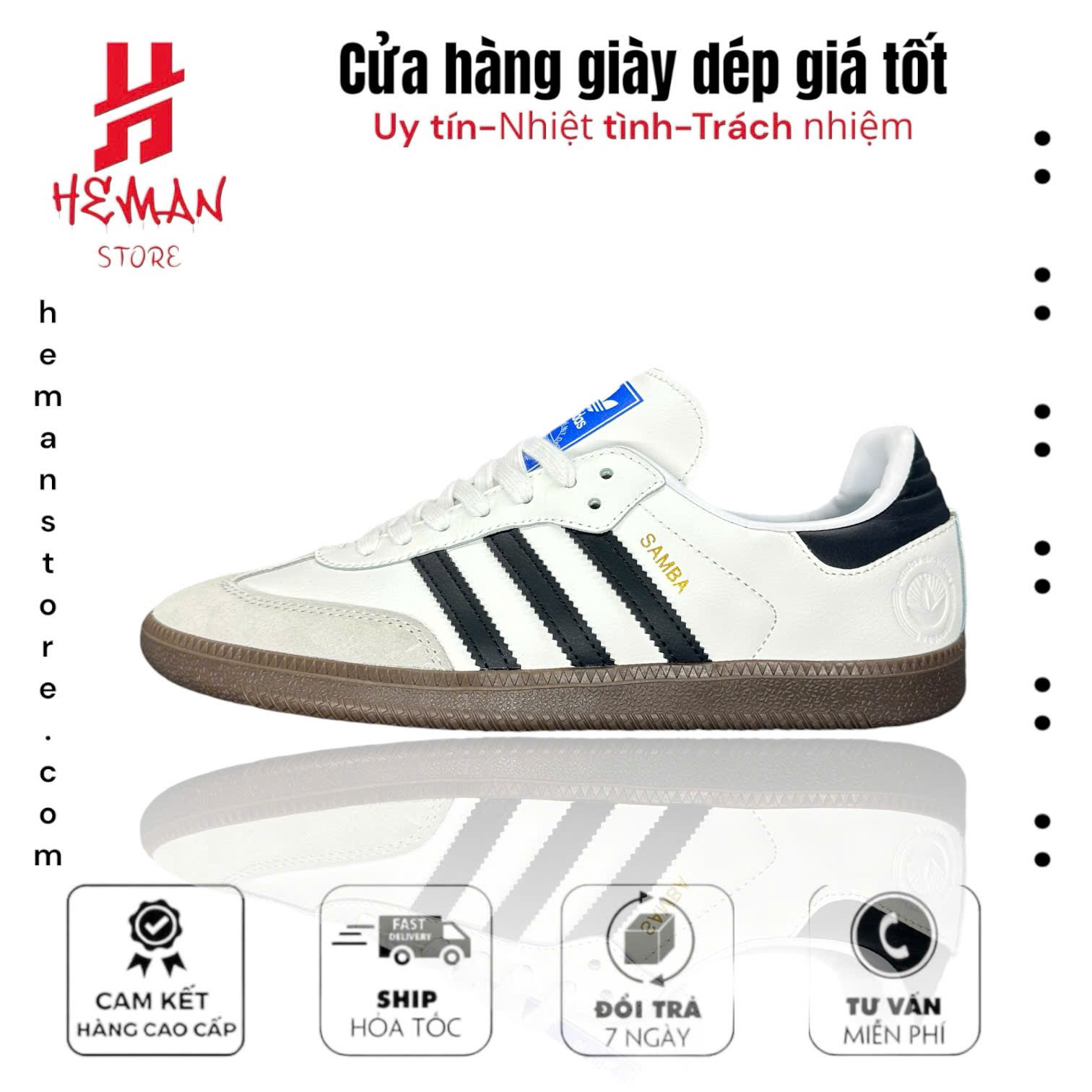 Adidas Samba OG ‘White Black Gum’ 366