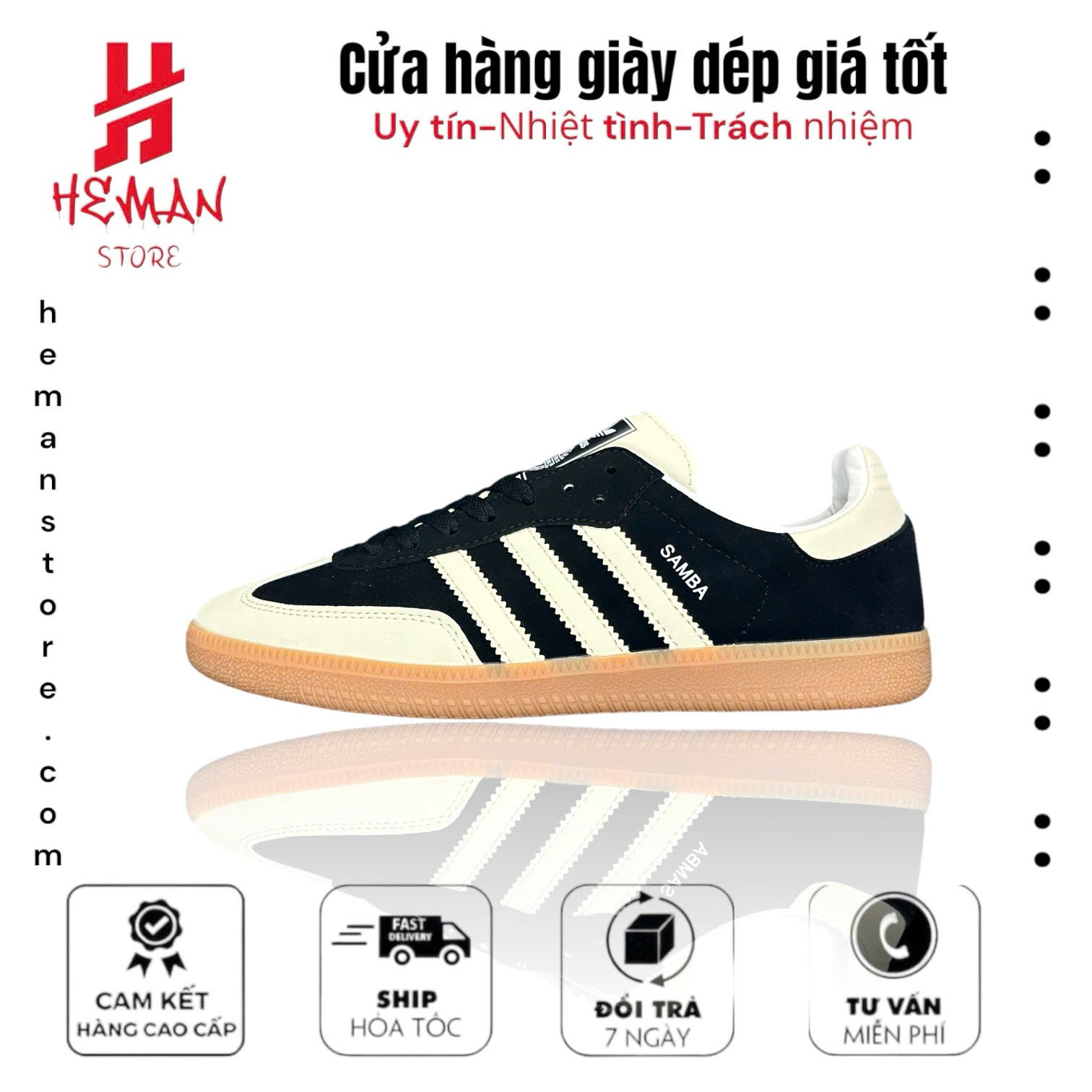 Adidas Samba OG Black Wonder White 533