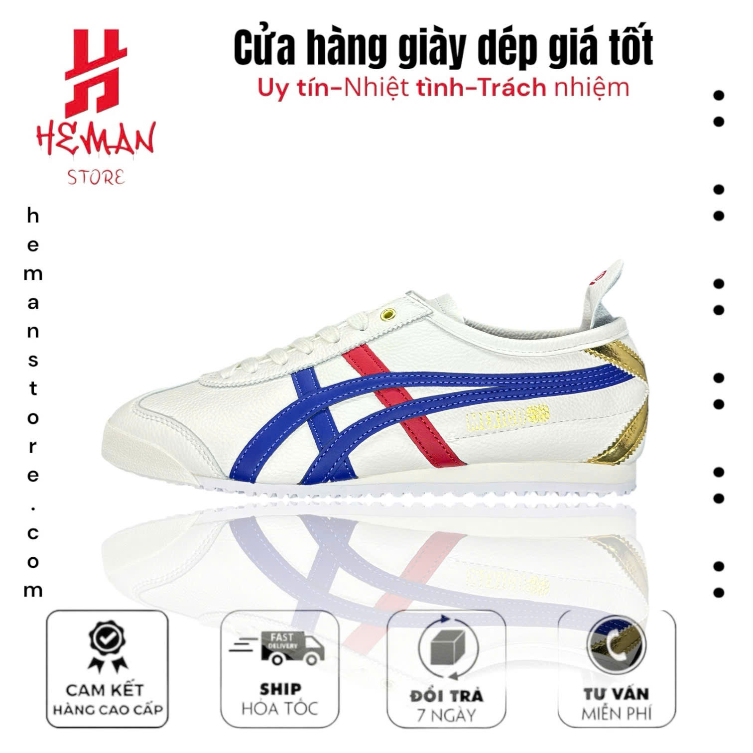 Onitsuka Tiger Mexico 66 'WHITE/DARK BLUE' 516