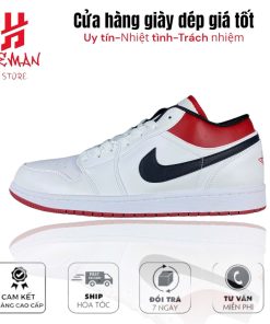Jordan 1 Low White Red Black 419