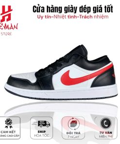 NIKE AIR JORDAN 1 LOW 'BLACK SIREN RED' 445