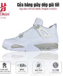 Nike Air Jordan 4 Retro 'White Oreo' 340