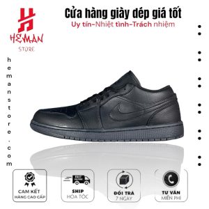 Nike Air Jordan 1 Low ‘Triple Black’ 502