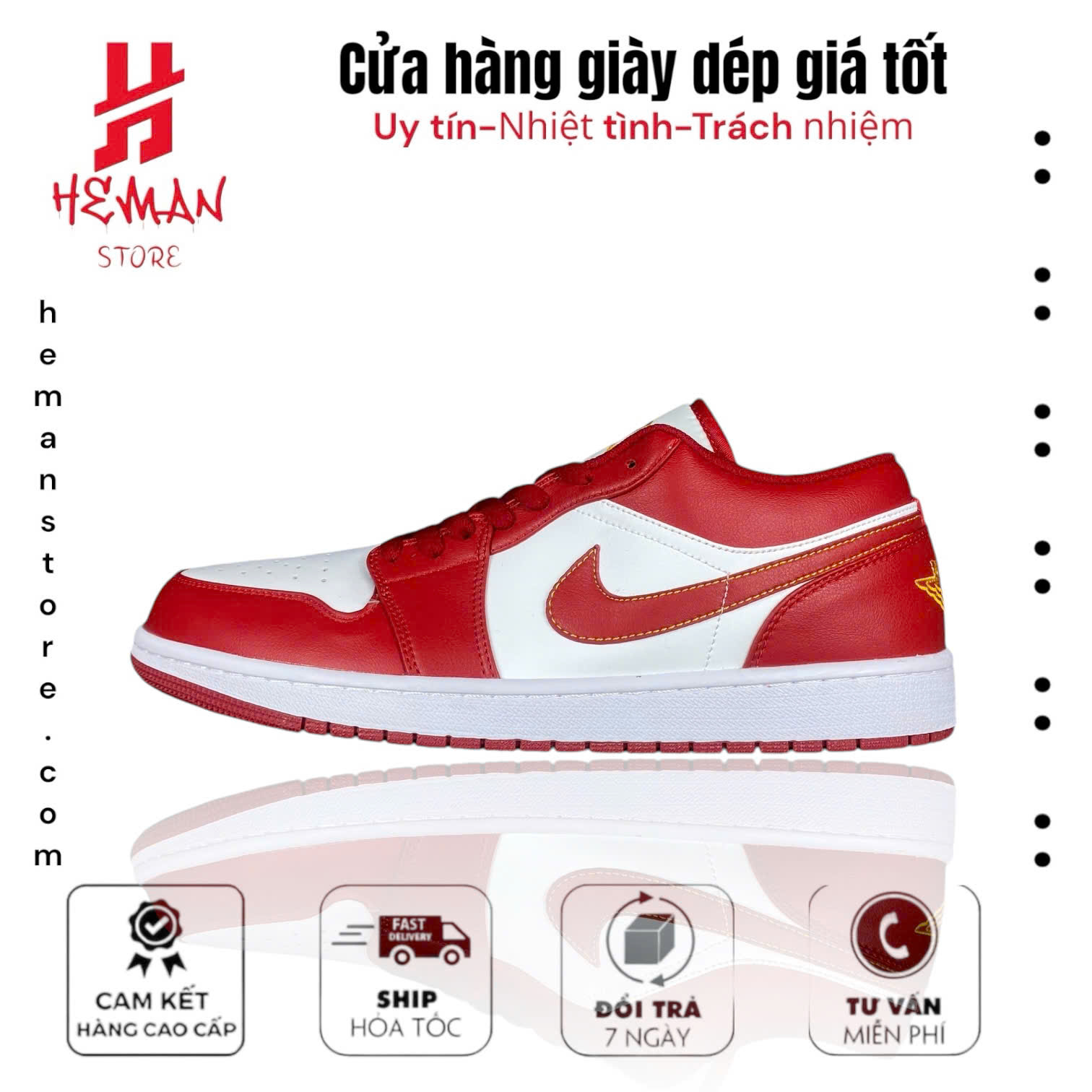 Jordan 1 Low Cardinal Red 495