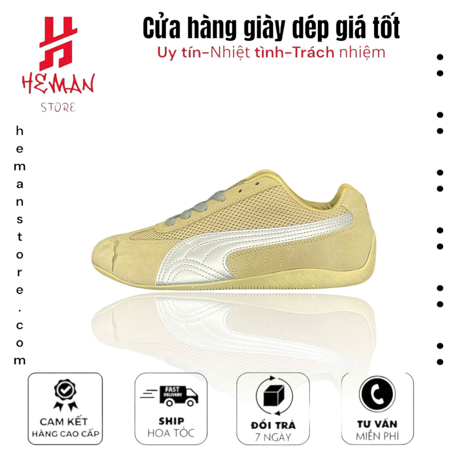 Puma Speedcat Prairie x Open YY Tan Matte Silver