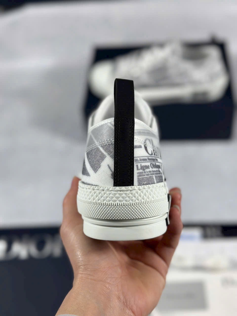 Dior B23 Low Top Daniel Asham Newspaper - Ảnh 4
