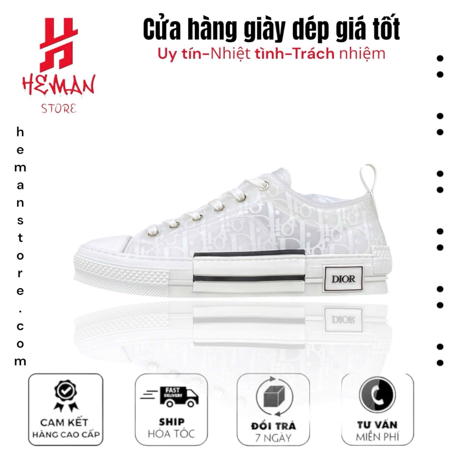 Dior B23 Low Top White Dior Oblique