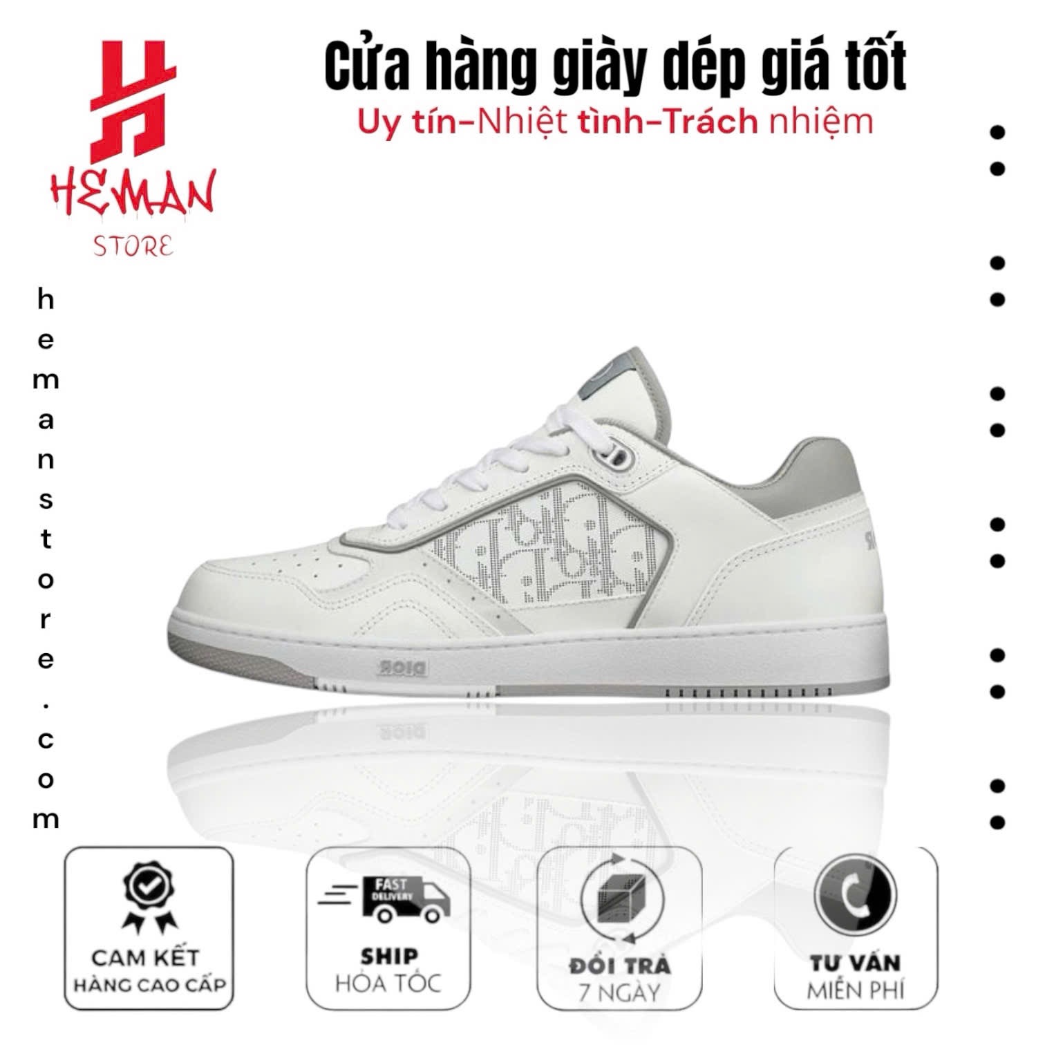 Dior B27 Low Oblique Galaxy 'White Grey’