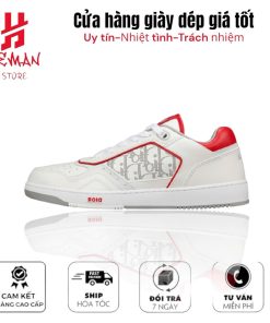 Dior B27 Low Oblique Galaxy 'White Red’