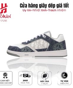 Dior B27 Low Denim Blue White Dior Tears Oblique Galaxy Leather