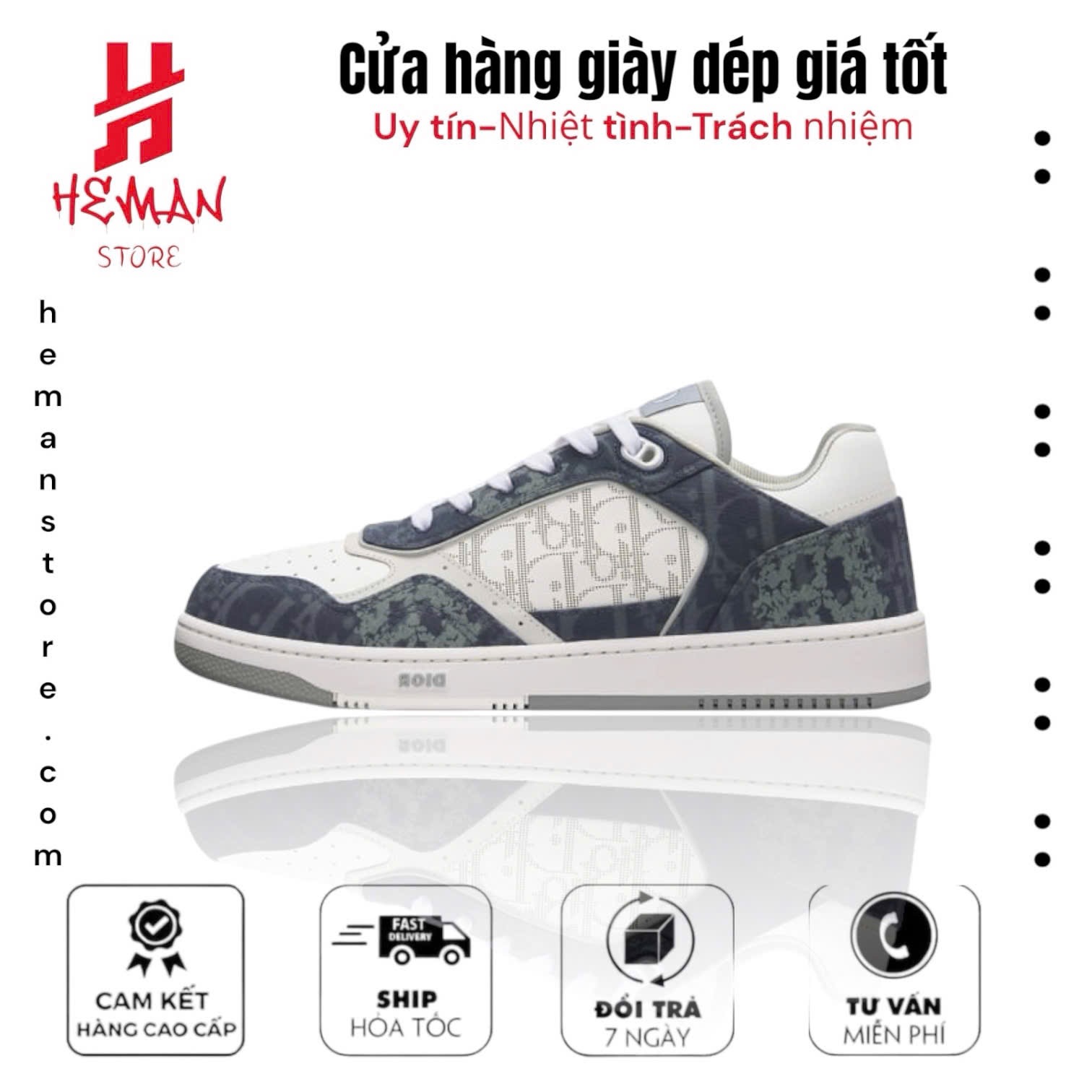 Dior B27 Low Denim Blue White Dior Tears Oblique Galaxy Leather