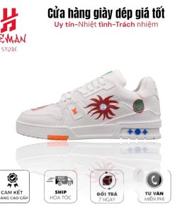 Louis Vuitton x Yayoi Kusama Trainer ‘White Print’