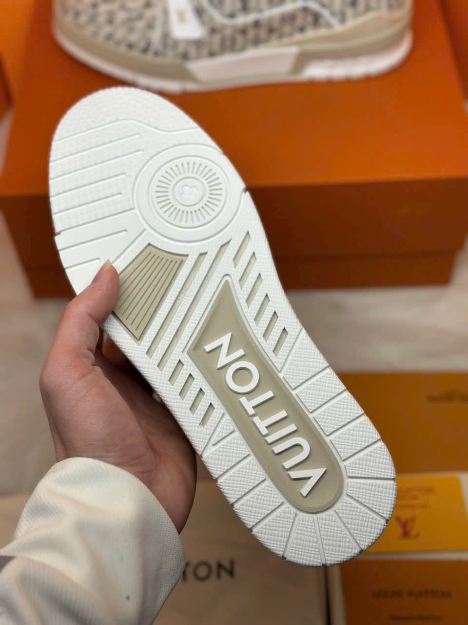 Louis Vuitton Lv Trainer #54 Monogram Beige - Ảnh 6