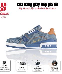 Louis Vuitton LV Trainer Blue Damier 3D Denim