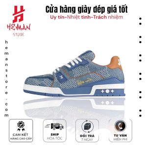 Louis Vuitton LV Trainer Blue Damier 3D Denim