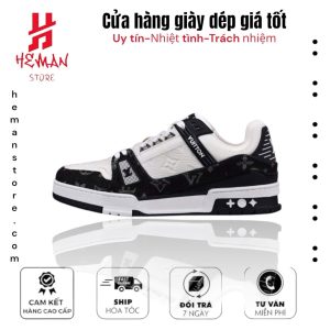 Louis Vuitton Trainer Monogram Denim White Black