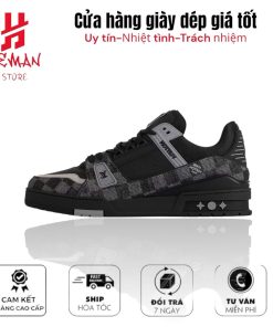 Louis Vuitton LV Trainer Damier Denim Black