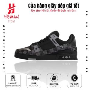 Louis Vuitton LV Trainer Damier Denim Black