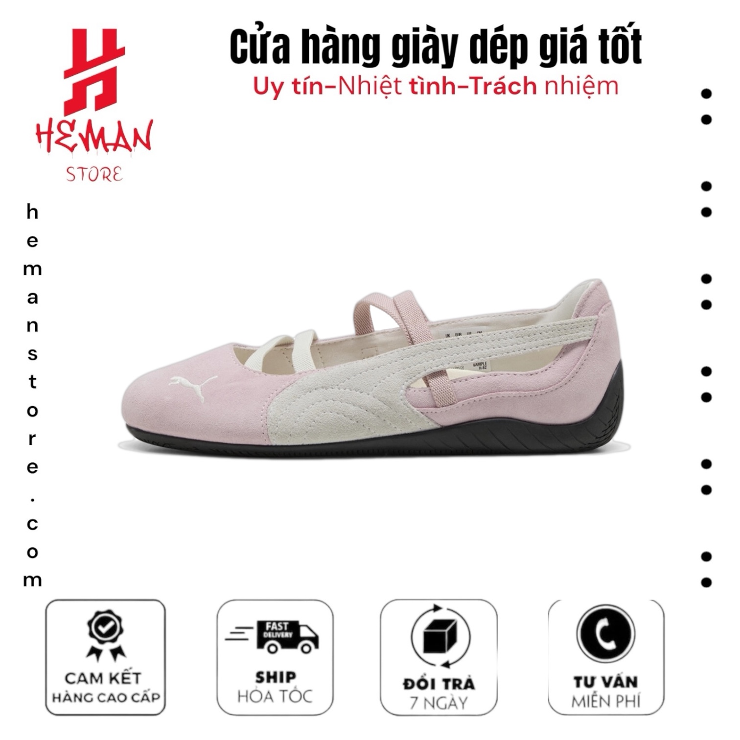 Puma Women's Speedcat Ballet SD "Pink/White"