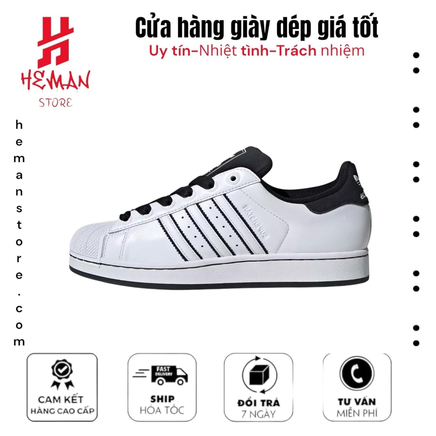 Adidas Superstar II White White Core Black