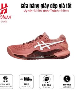 Asics Gel-Resolution 9 Pale Light Garnet White Pink