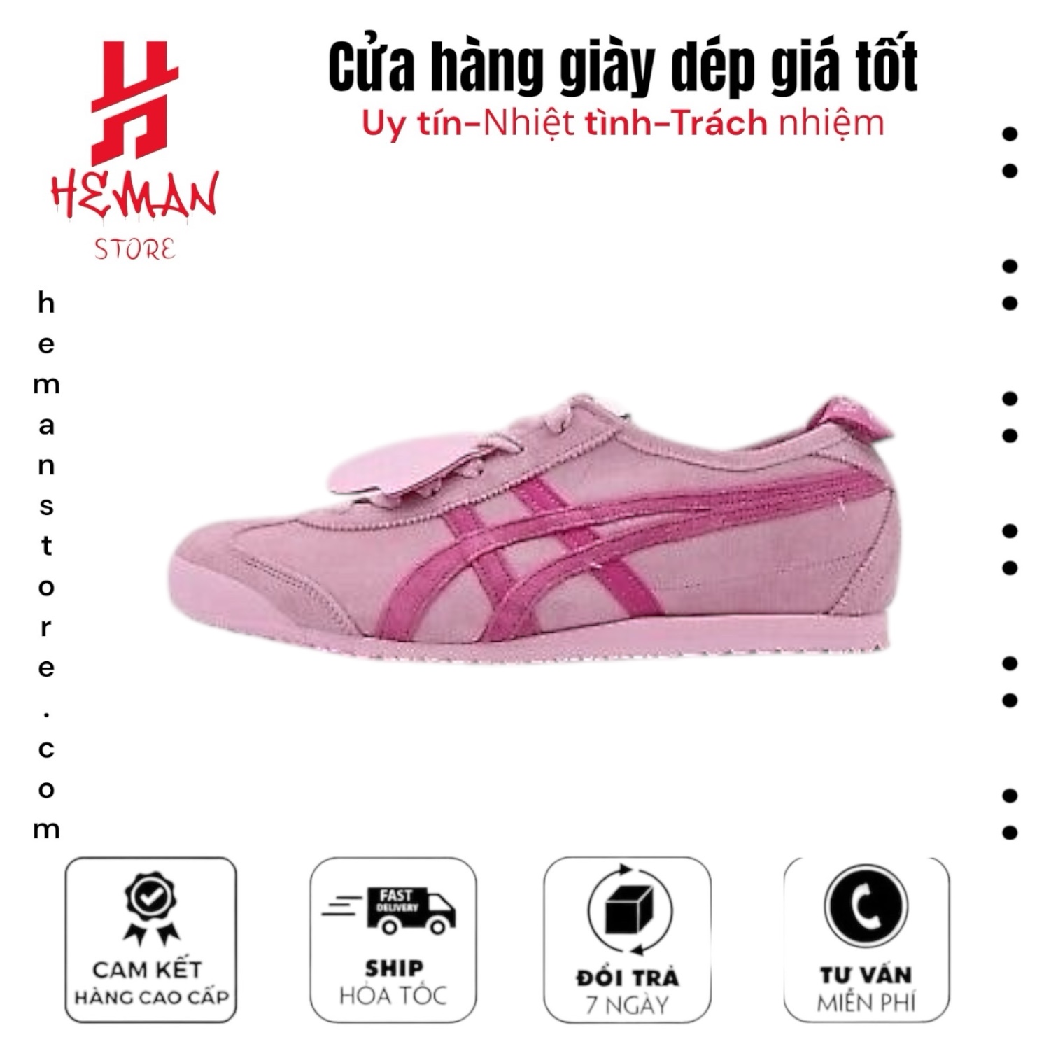 ONITSUKA Cotton Candy / Bright Rose