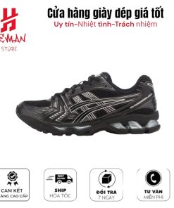 Asics Gel-Kayano 14 Black Pure Silver