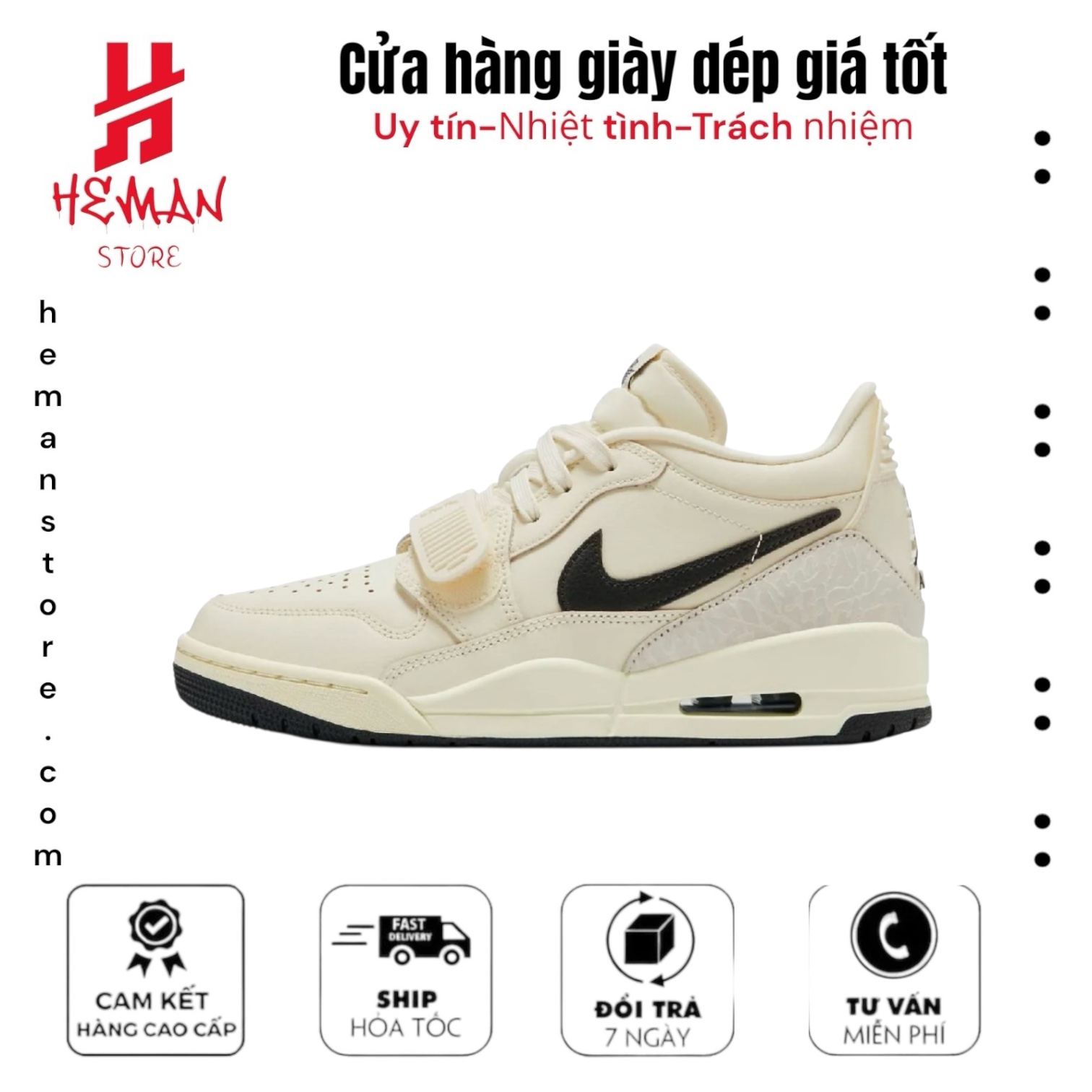 Nike Air Jordan Legacy 312 Low ‘Coconut Black’