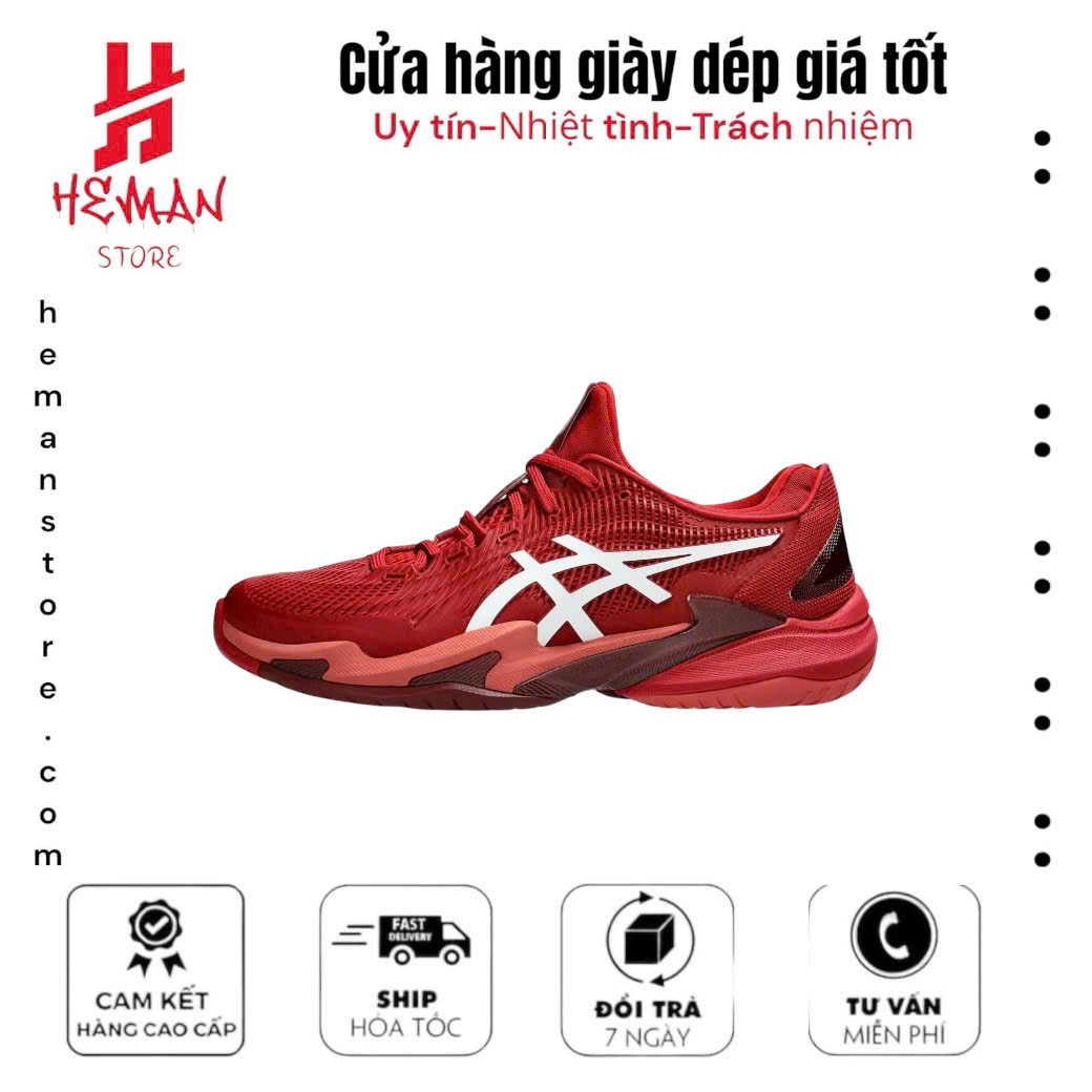 Asics Court FF 3 Novak Red