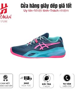 Asics Gel-Resolution x Padel Mako Blue Hot Pink