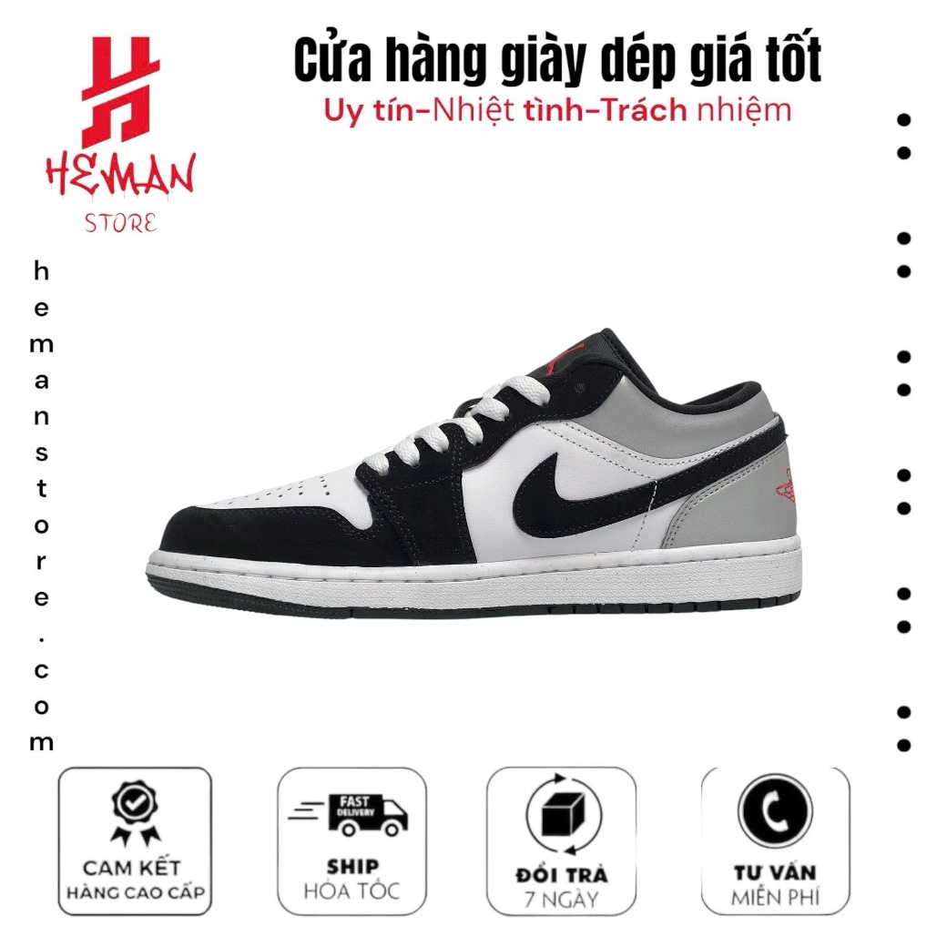 Nike Air Jordan 1 Low SE 'White Fire Red Black Matte Silver'