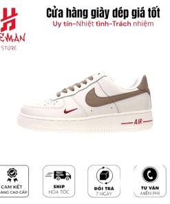 Nike Air Force 1 Low Premium Cream White Brown