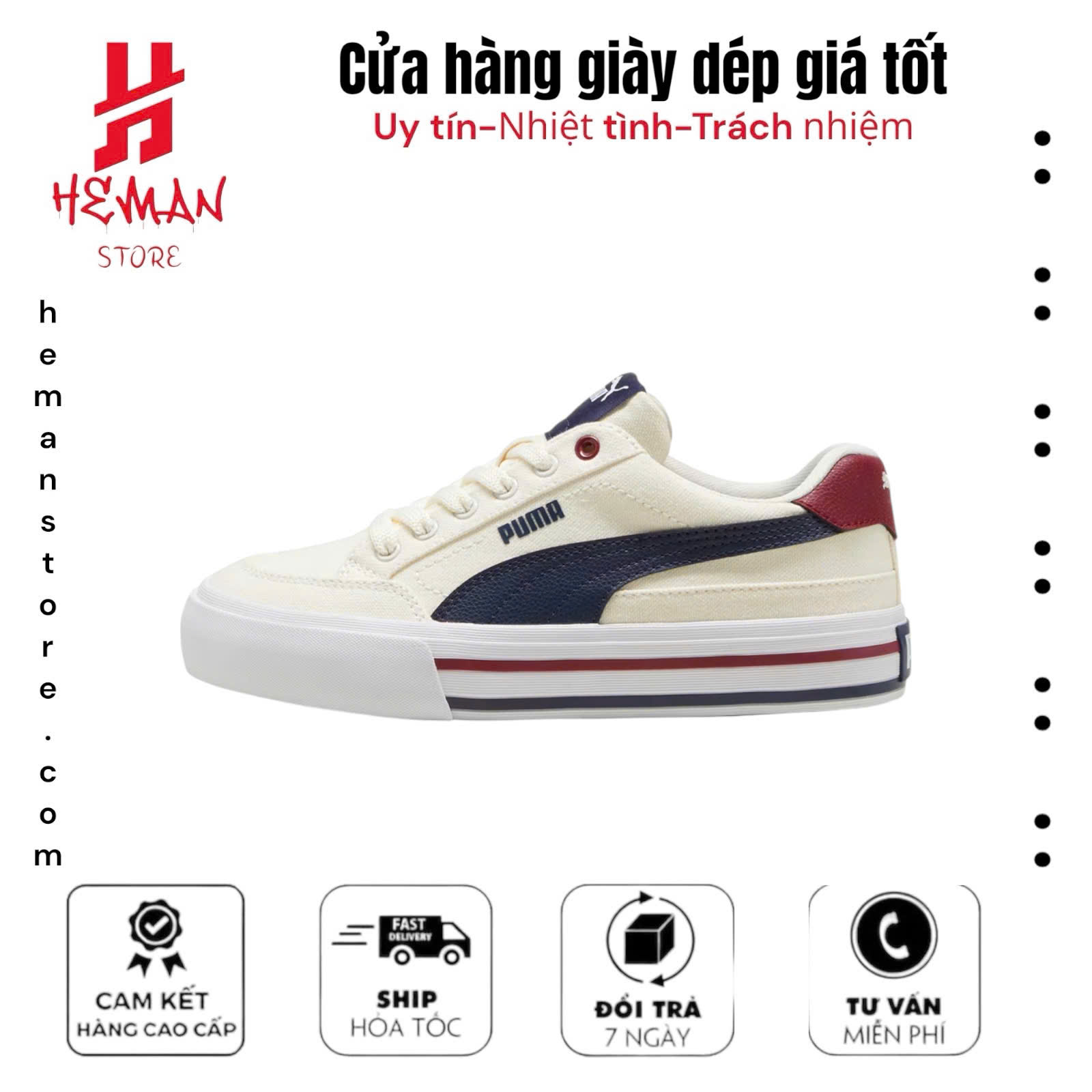 Puma Court Classic Vulc FS “White Blue”