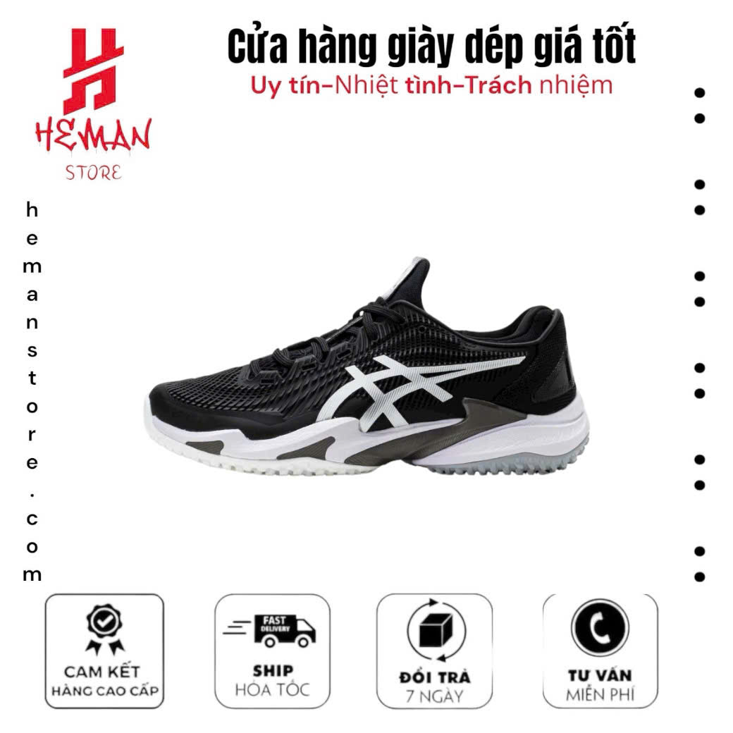 ASICS Court FF 3 OC Black White