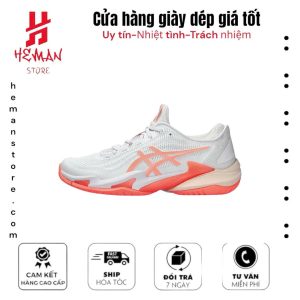 ASICS Court FF 3 White & Sun Coral
