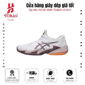 ASICS Court FF 3 Clay White Watershed Rose